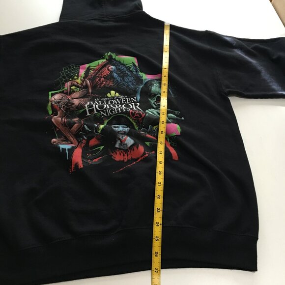Universal Studios Halloween Horror Nights Hoodie Mens Large Sweatshirt 2024 - Picture 8 of 8